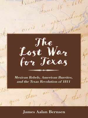 cover image of The Lost War for Texas